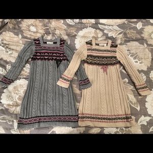 Girls sweater dress bundle size 4